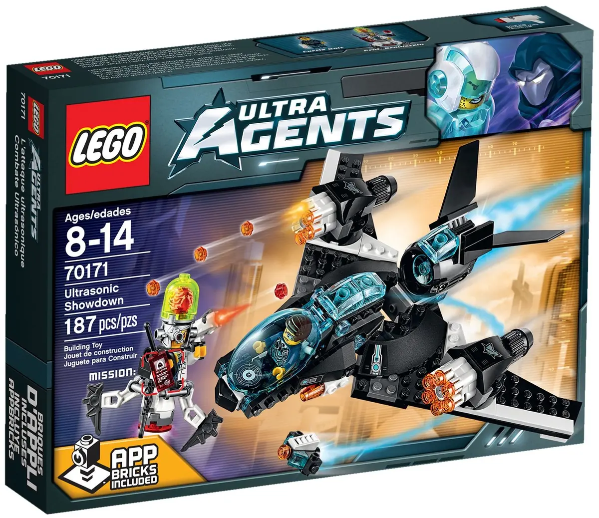 LEGO Ultra Agents 70171 Ultrasonic Showdown set, image 2