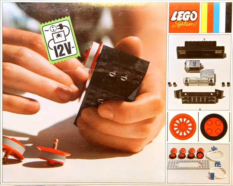 LEGO Trains 702 12V Motor with Accessories Pack set