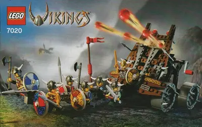 LEGO Vikings 7020 Army of Vikings with Heavy Artillery Wagon set