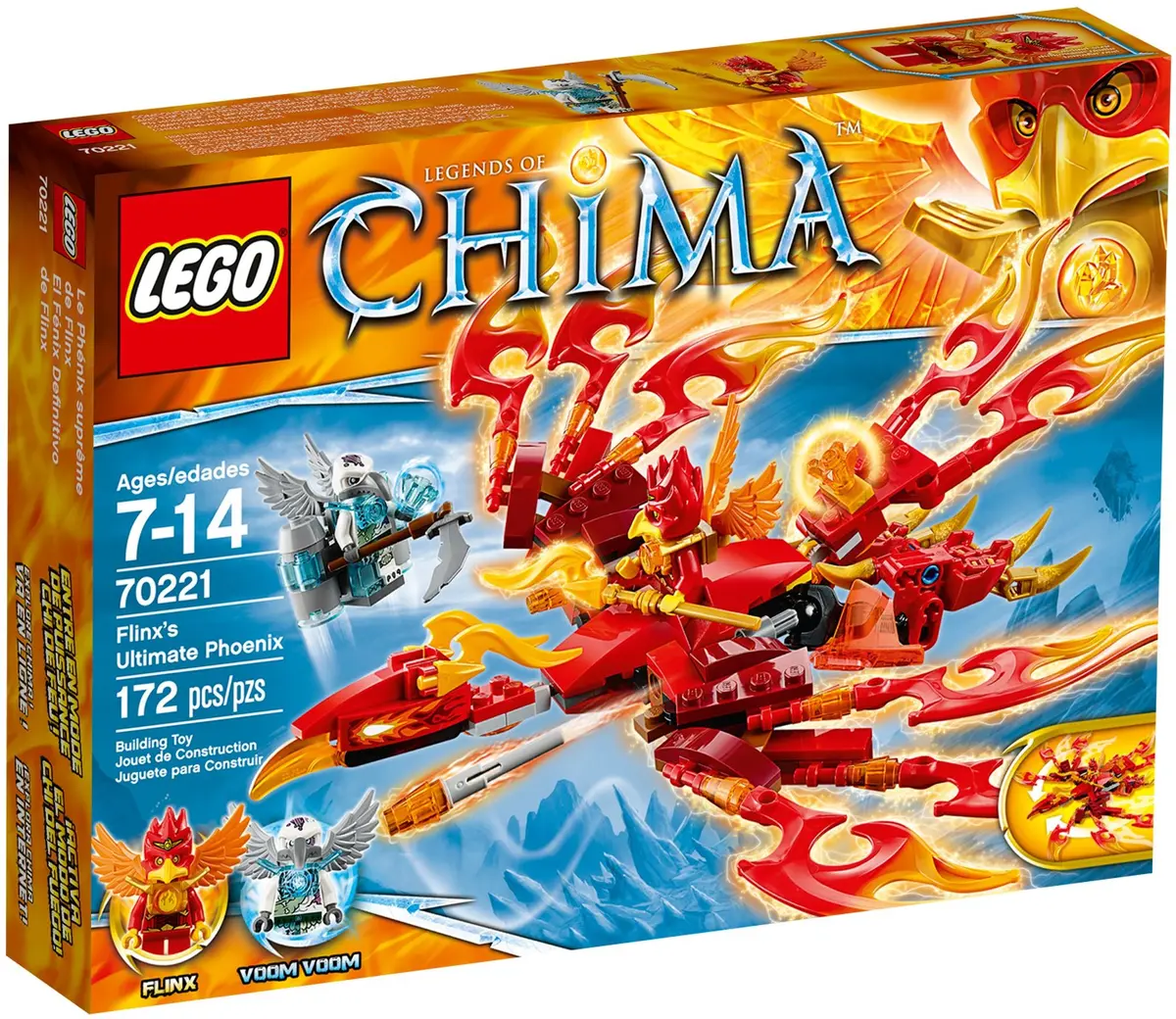 LEGO Legends of Chima 70221 Flinx's Ultimate Phoenix set, image 2