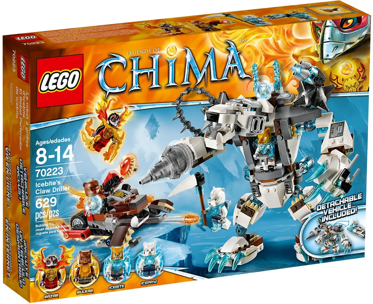 LEGO Legends of Chima 70223 Icebite's Claw Driller set, image 2