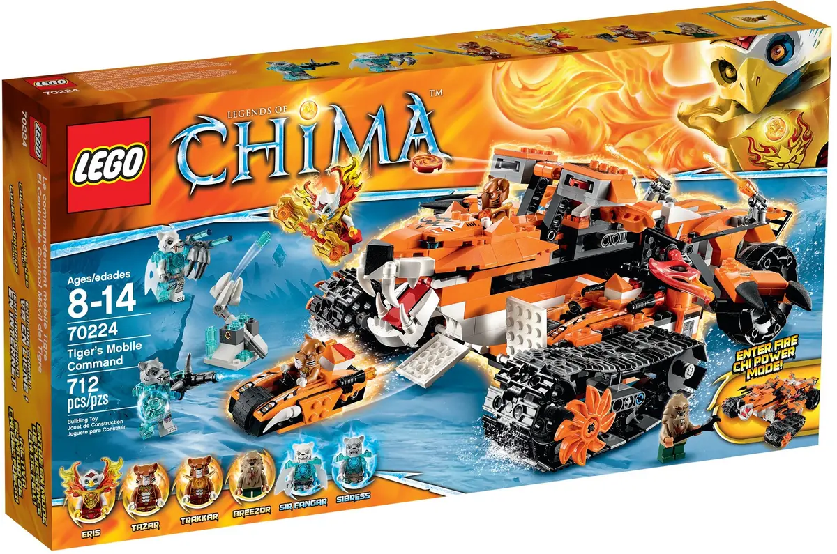 LEGO Legends of Chima 70224 Tiger's Mobile Command set, image 2