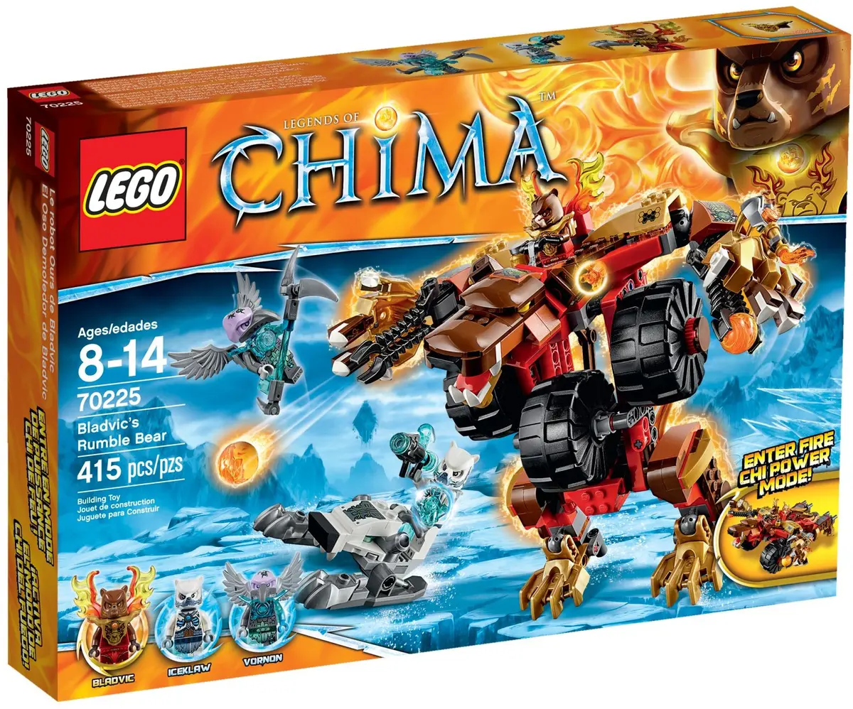 LEGO Legends of Chima 70225 Bladvic's Rumble Bear set, image 2