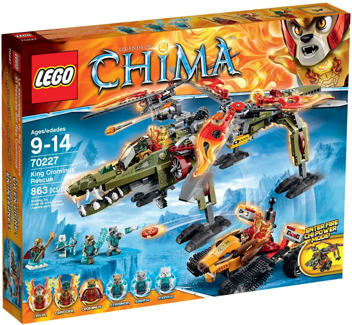 LEGO Legends of Chima 70227 King Crominus' Rescue set, image 2