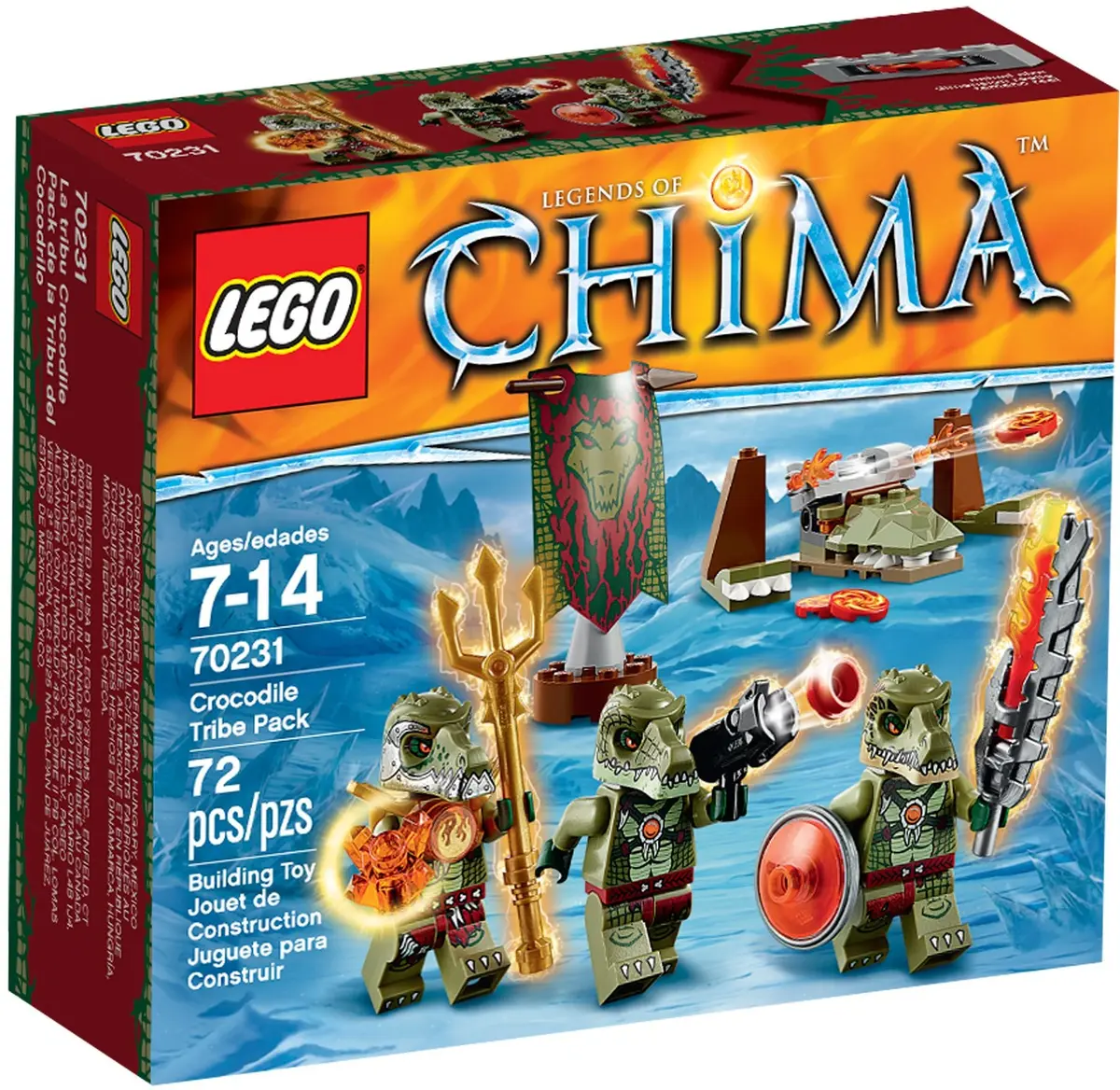 LEGO Legends of Chima 70231 Crocodile Tribe Pack set, image 2