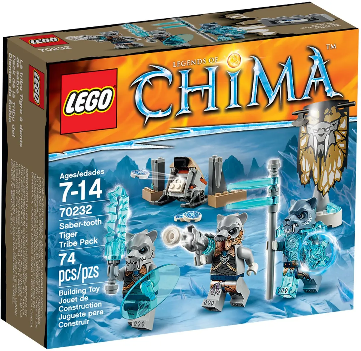 LEGO Legends of Chima 70232 Saber-tooth Tiger Tribe Pack set, image 2