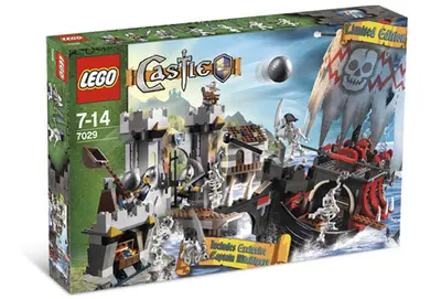 LEGO Castle 7029 Skeleton Ship Attack set, image 3