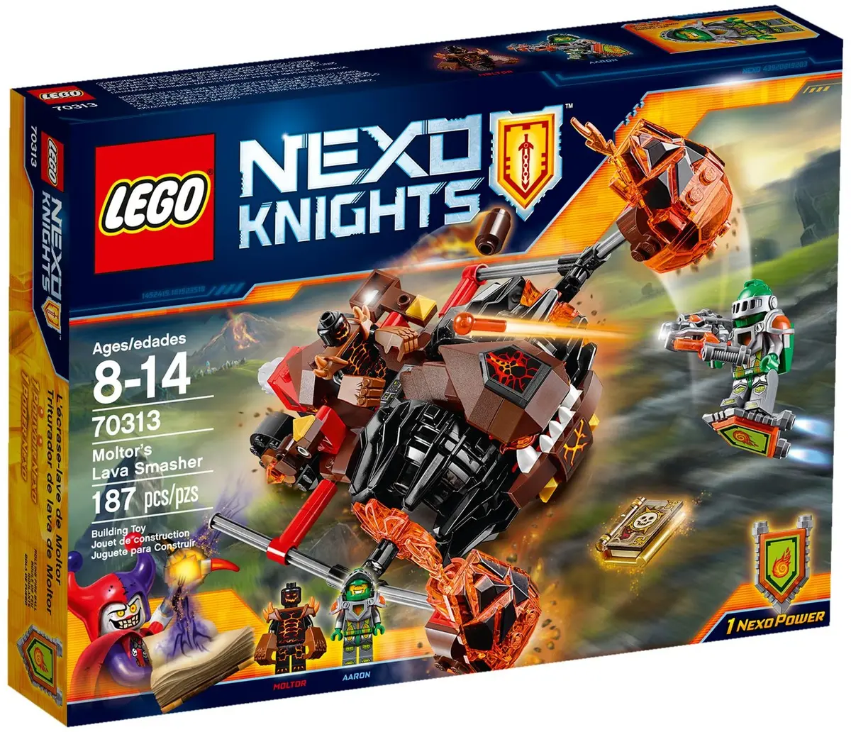 LEGO NEXO KNIGHTS 70313 Moltor's Lava Smasher set, image 2