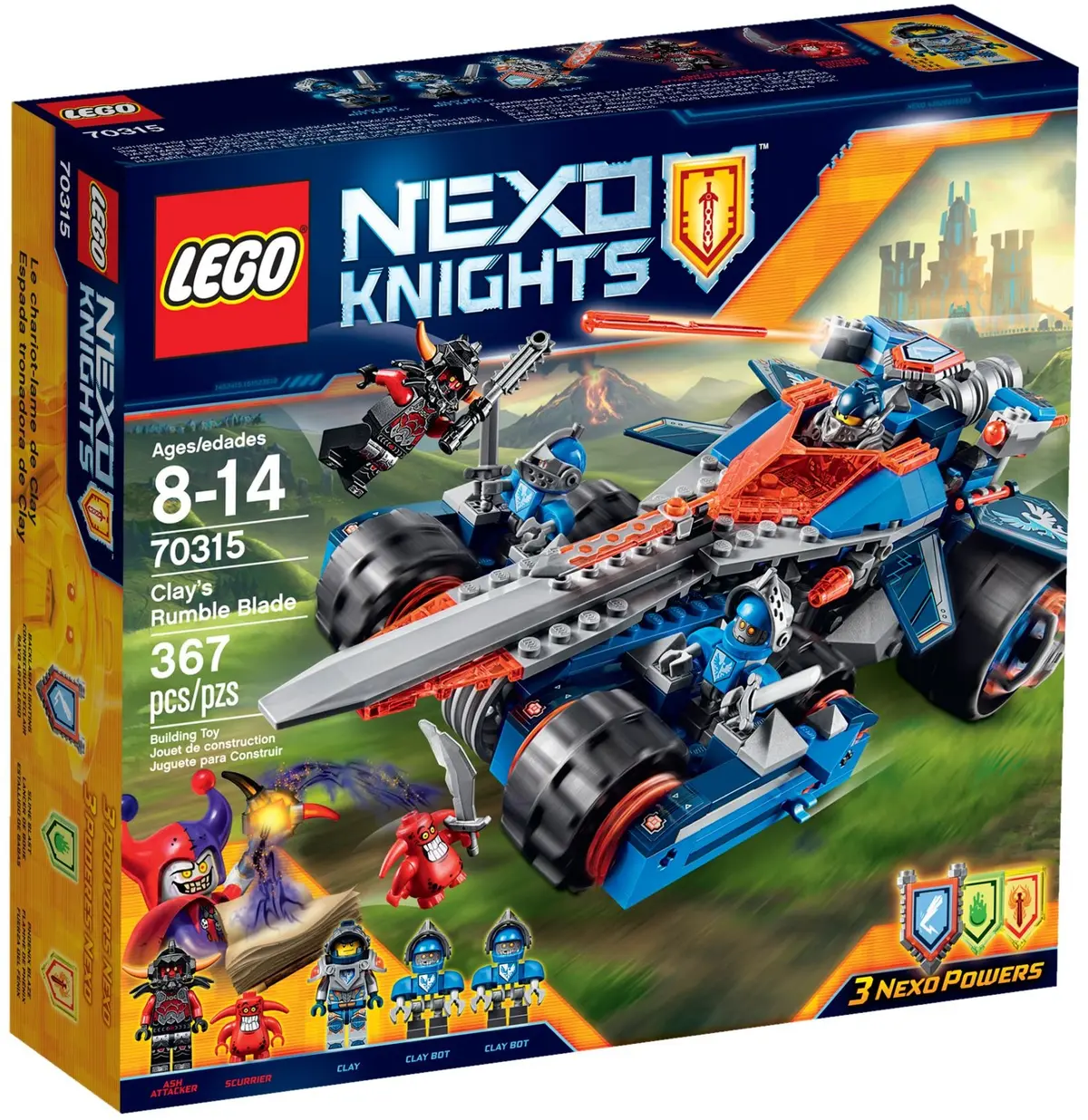 LEGO NEXO KNIGHTS 70315 Clay's Rumble Blade set, image 2