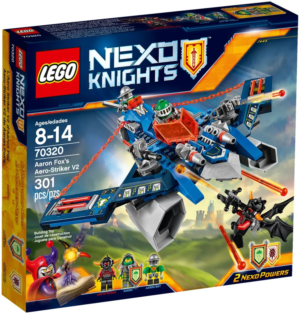 LEGO NEXO KNIGHTS 70320 Aaron Fox's Aero-Striker V2 set, image 2