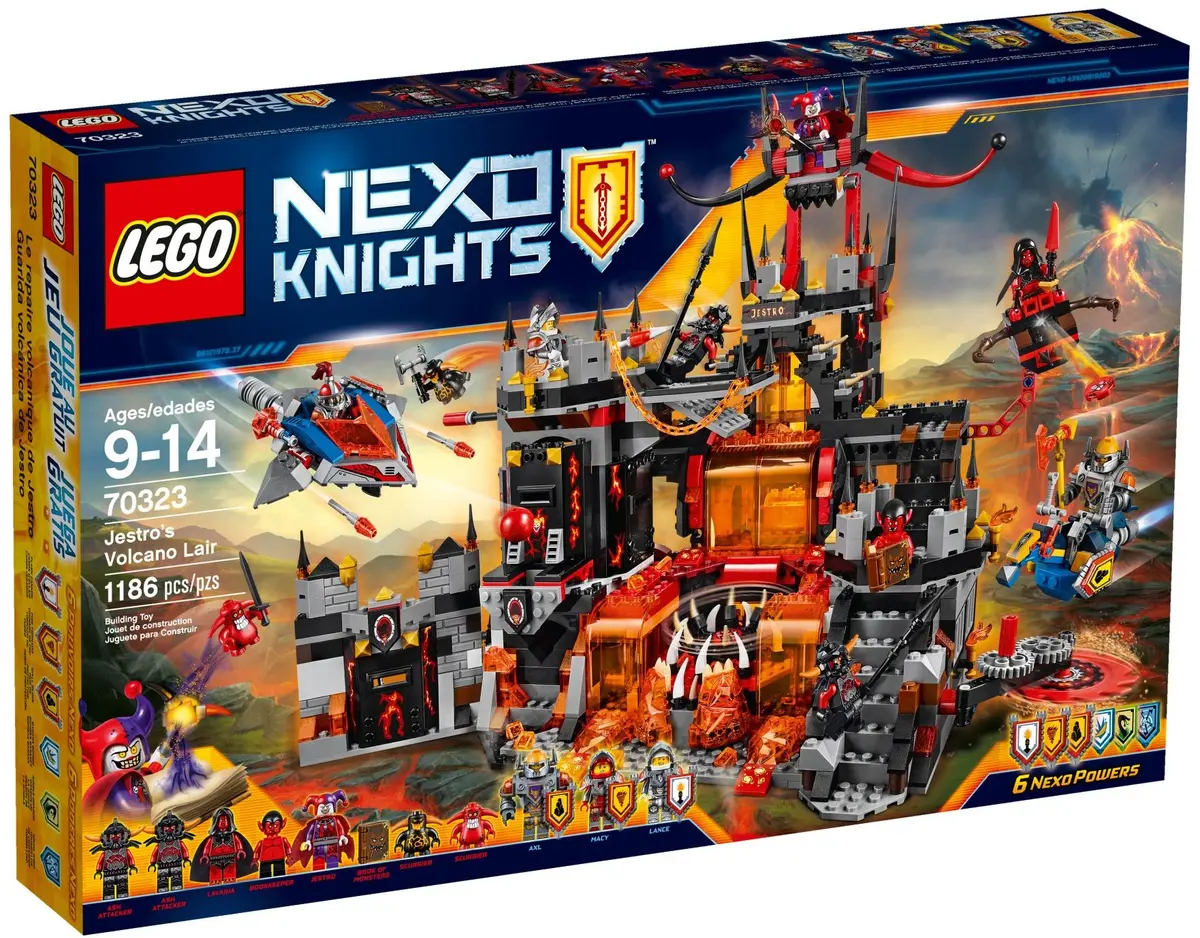 LEGO NEXO KNIGHTS 70323 Jestro's Volcano Lair set, image 2
