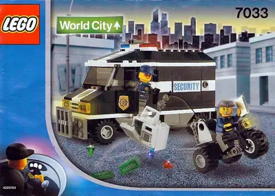 LEGO World City 7033 Armoured Car Action set