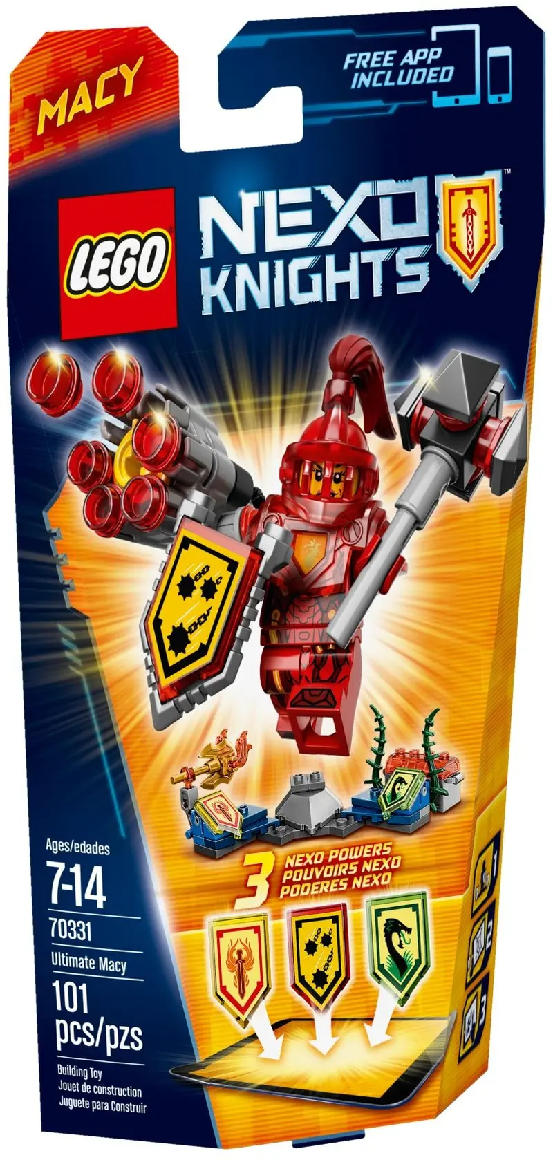 LEGO NEXO KNIGHTS 70331 Ultimate Macy set, image 2