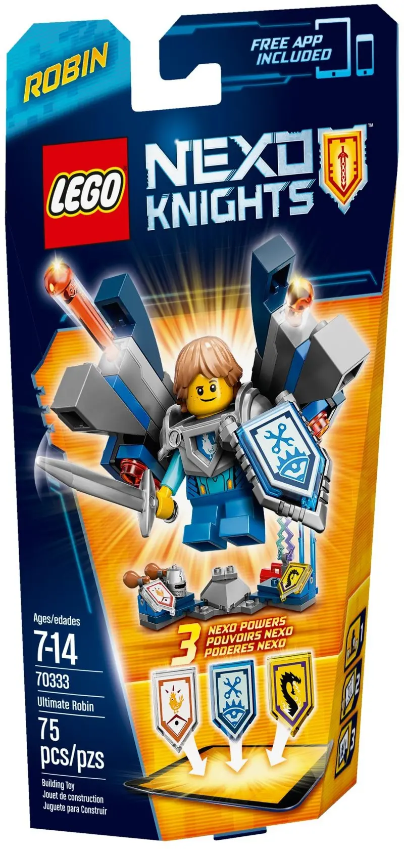 LEGO NEXO KNIGHTS 70333 Ultimate Robin set, image 2