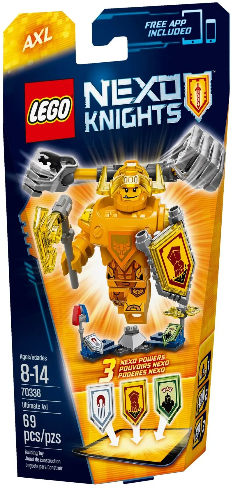 LEGO NEXO KNIGHTS 70336 Ultimate Axl set, image 2
