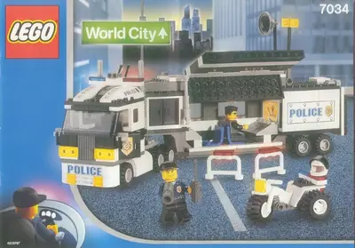 LEGO World City 7034 Surveillance Truck set