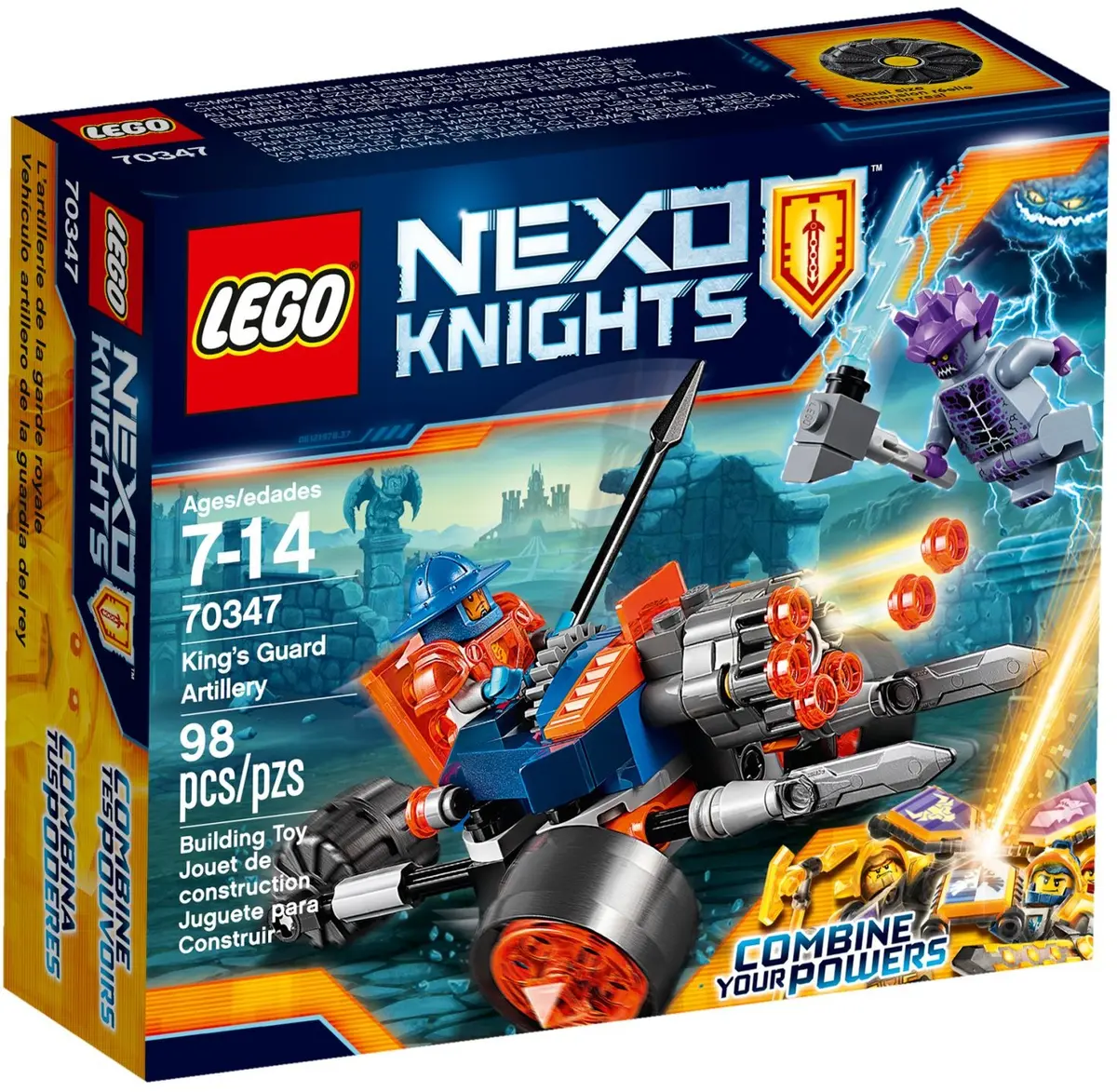 LEGO NEXO KNIGHTS 70347 King's Guard Artillery set, image 2