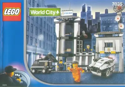 LEGO World City 7035 Police HQ set