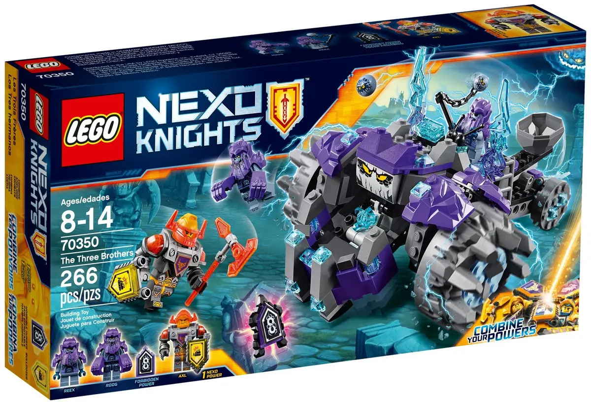 LEGO NEXO KNIGHTS 70350 The Three Brothers set, image 2