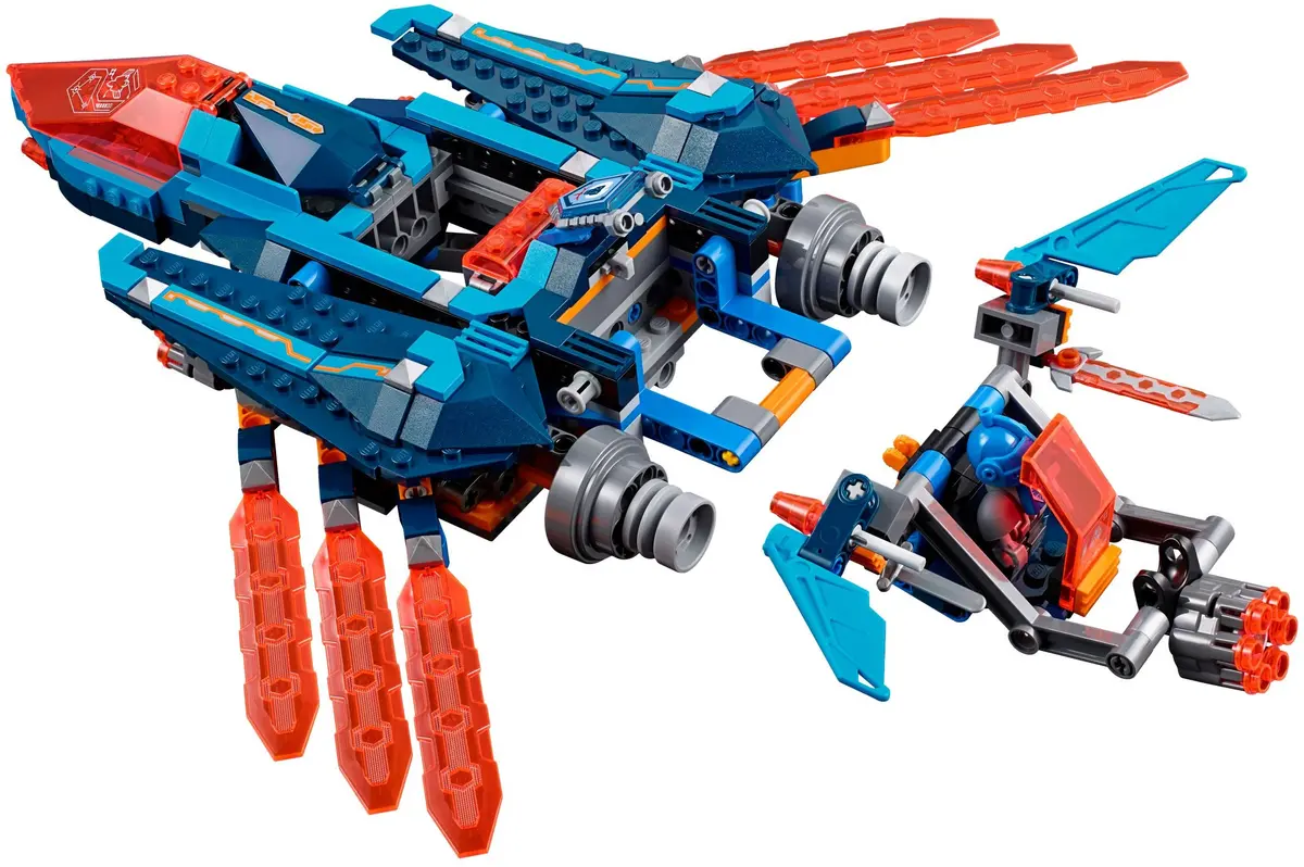 LEGO NEXO KNIGHTS 70351 Clay's Falcon Fighter Blaster set, image 8