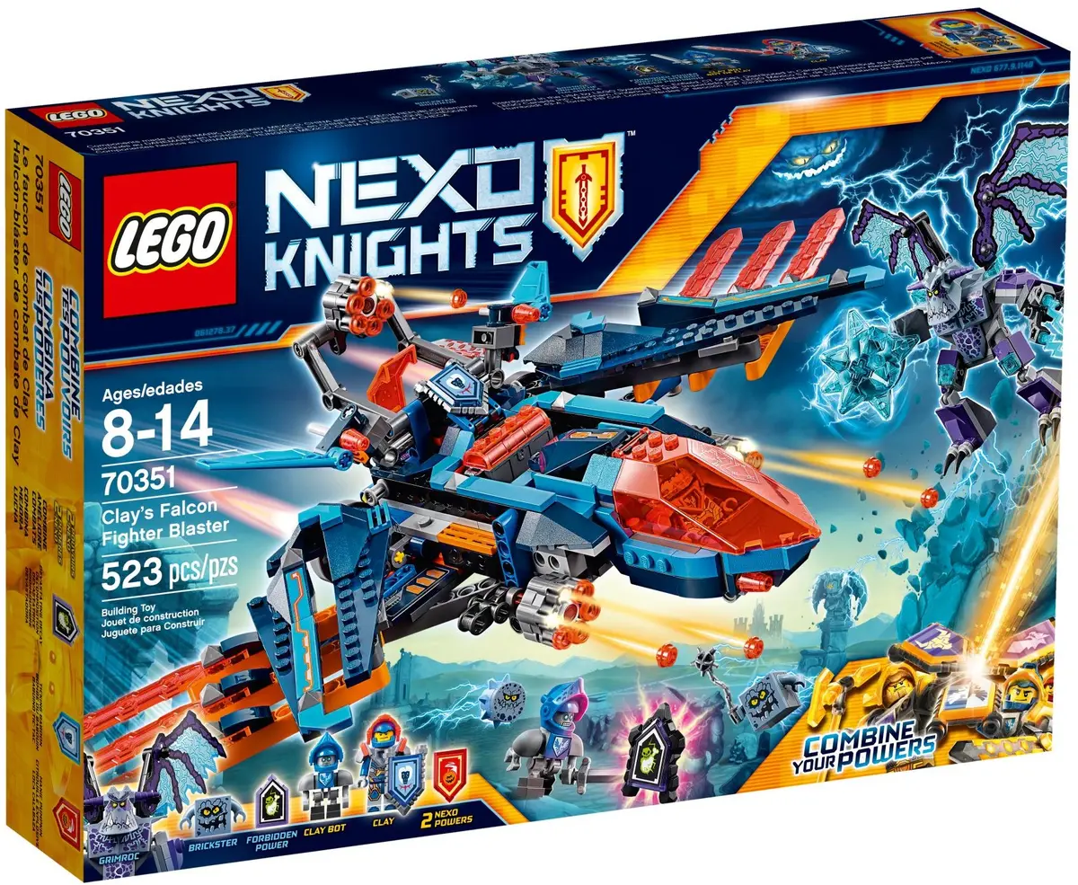LEGO NEXO KNIGHTS 70351 Clay's Falcon Fighter Blaster set, image 2