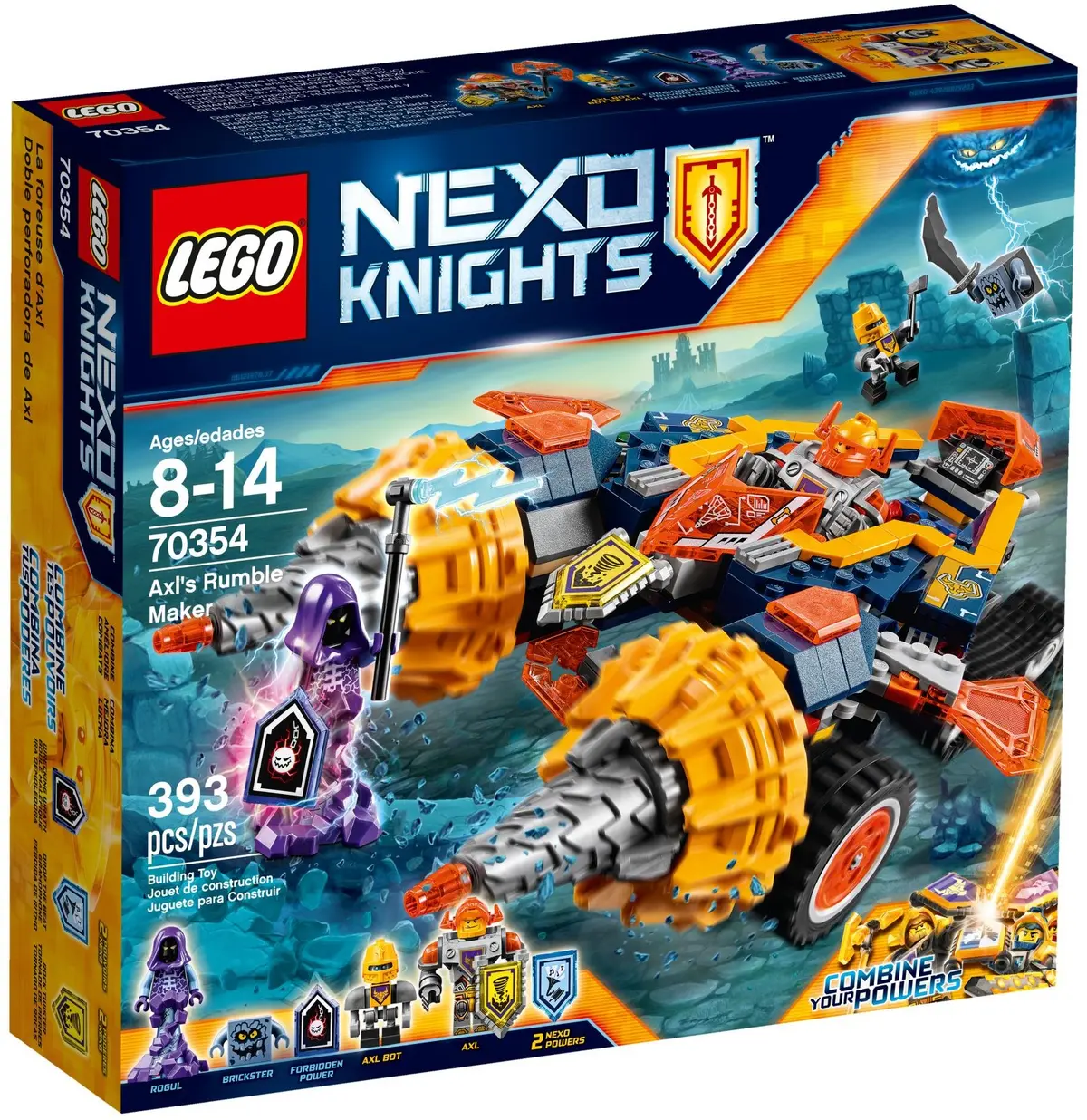 LEGO NEXO KNIGHTS 70354 Axl's Rumble Maker set, image 2