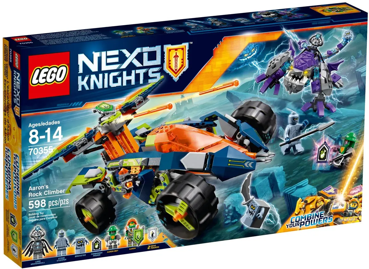 LEGO NEXO KNIGHTS 70355 Aaron's Rock Climber set, image 2