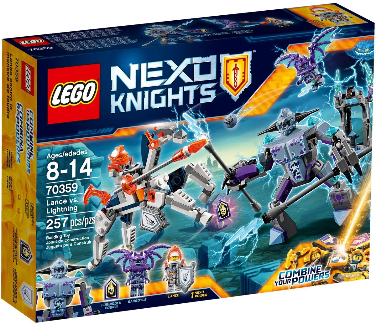 LEGO NEXO KNIGHTS 70359 Lance vs. Lightning set, image 2