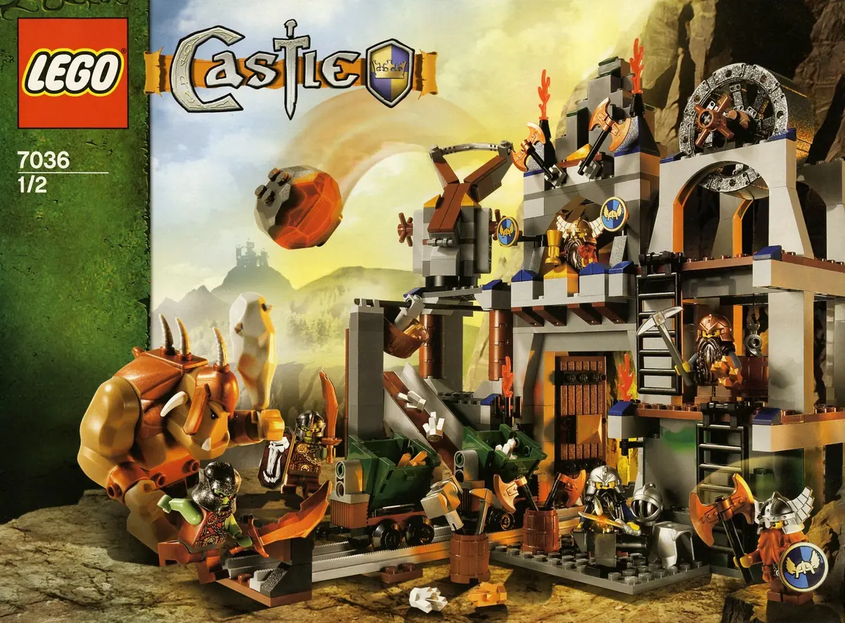 LEGO Castle 7036 Dwarves' Mine set