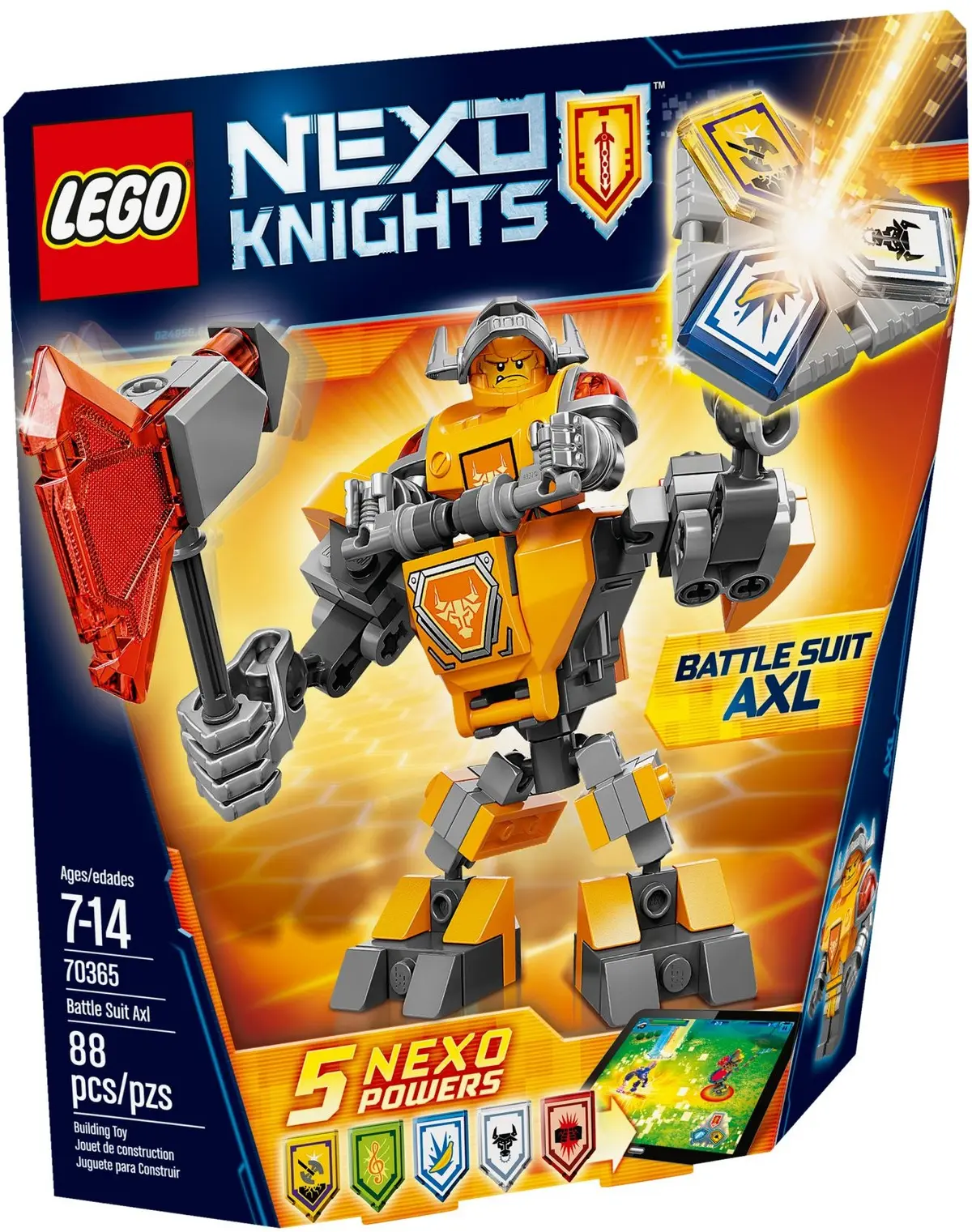 LEGO NEXO KNIGHTS 70365 Battle Suit Axl set, image 2