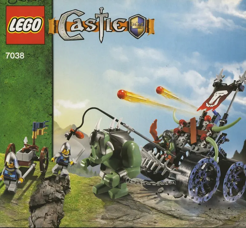 LEGO Castle 7038 Troll Assault Wagon set