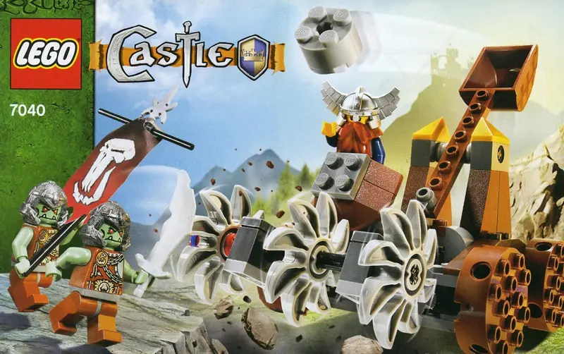 LEGO Castle 7040 Dwarves' Mine Defender set