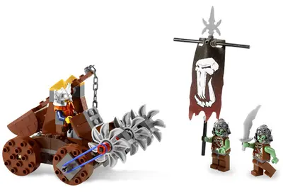 LEGO Castle 7040 Dwarves' Mine Defender set, image 2