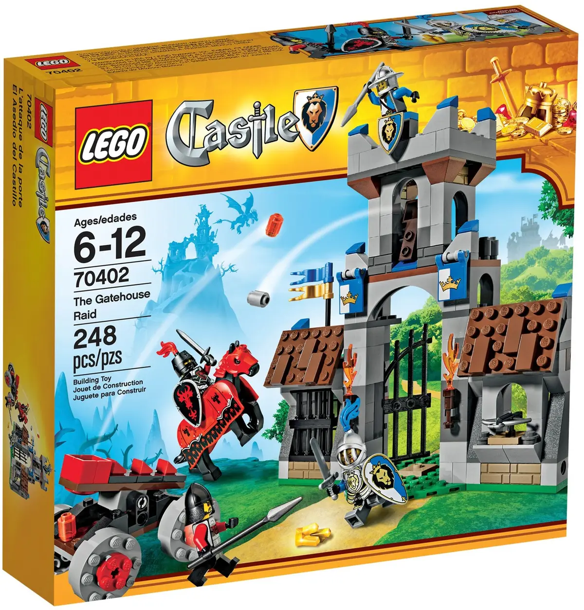 LEGO Castle 70402 The Gatehouse Raid set, image 2