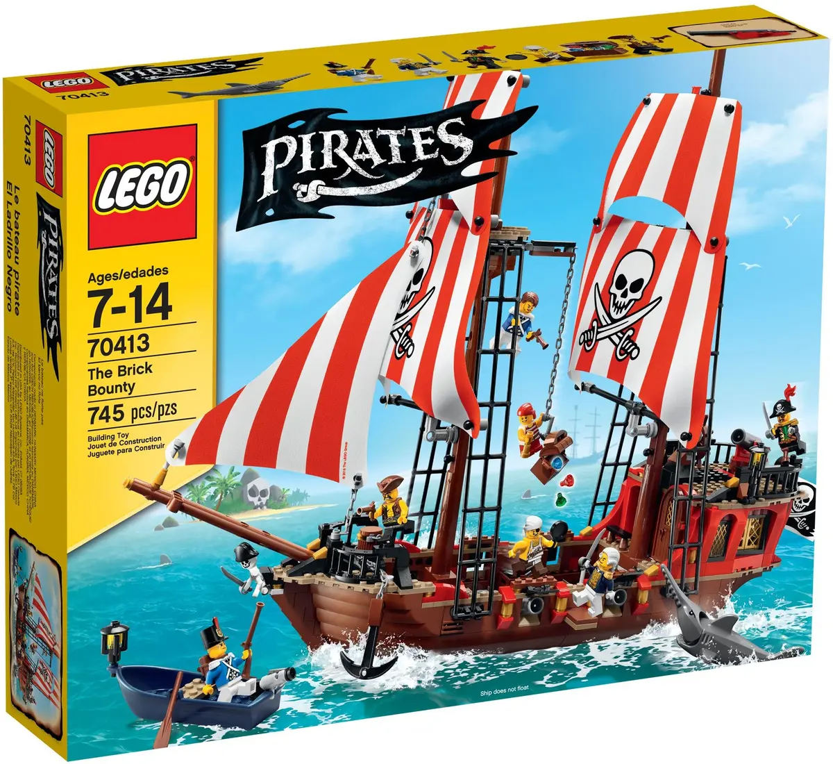 LEGO Pirates 70413 The Brick Bounty set, image 2