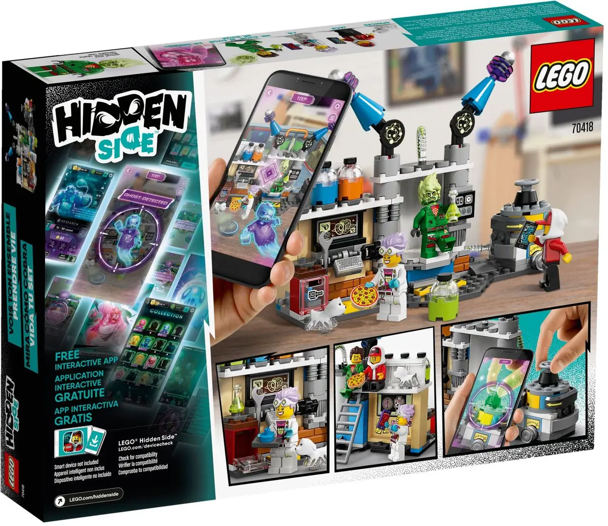 LEGO Hidden Side 70418 J.B.'s Ghost Lab set, image 4