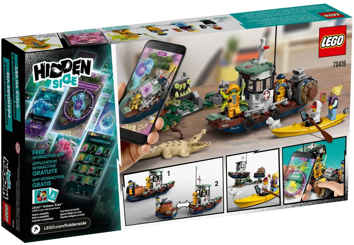 LEGO Hidden Side 70419 Wrecked Shrimp Boat set, image 4