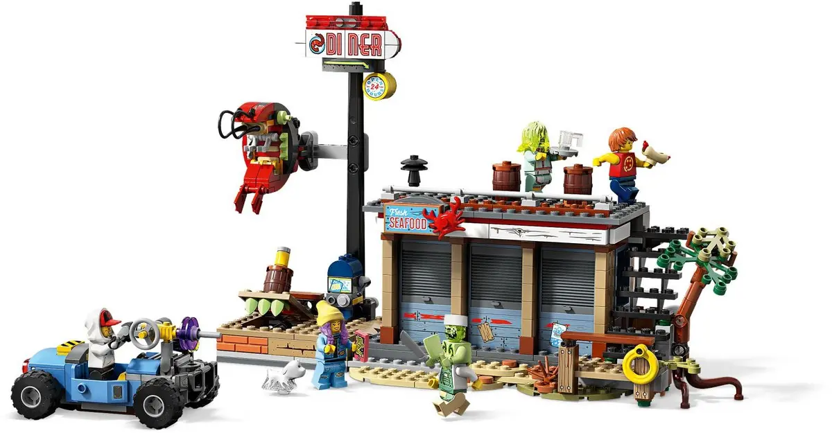 LEGO Hidden Side 70422 Shrimp Shack Attack set, image 4