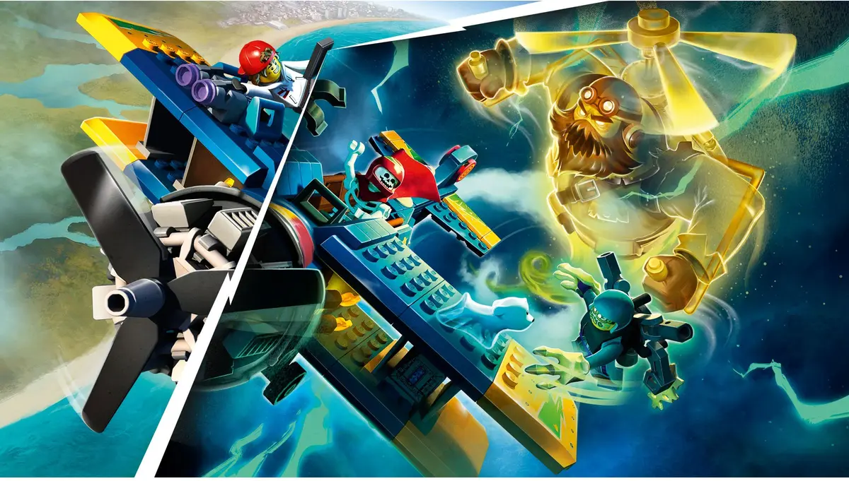 LEGO Hidden Side 70429 El Fuego's Stunt Plane set, image 3