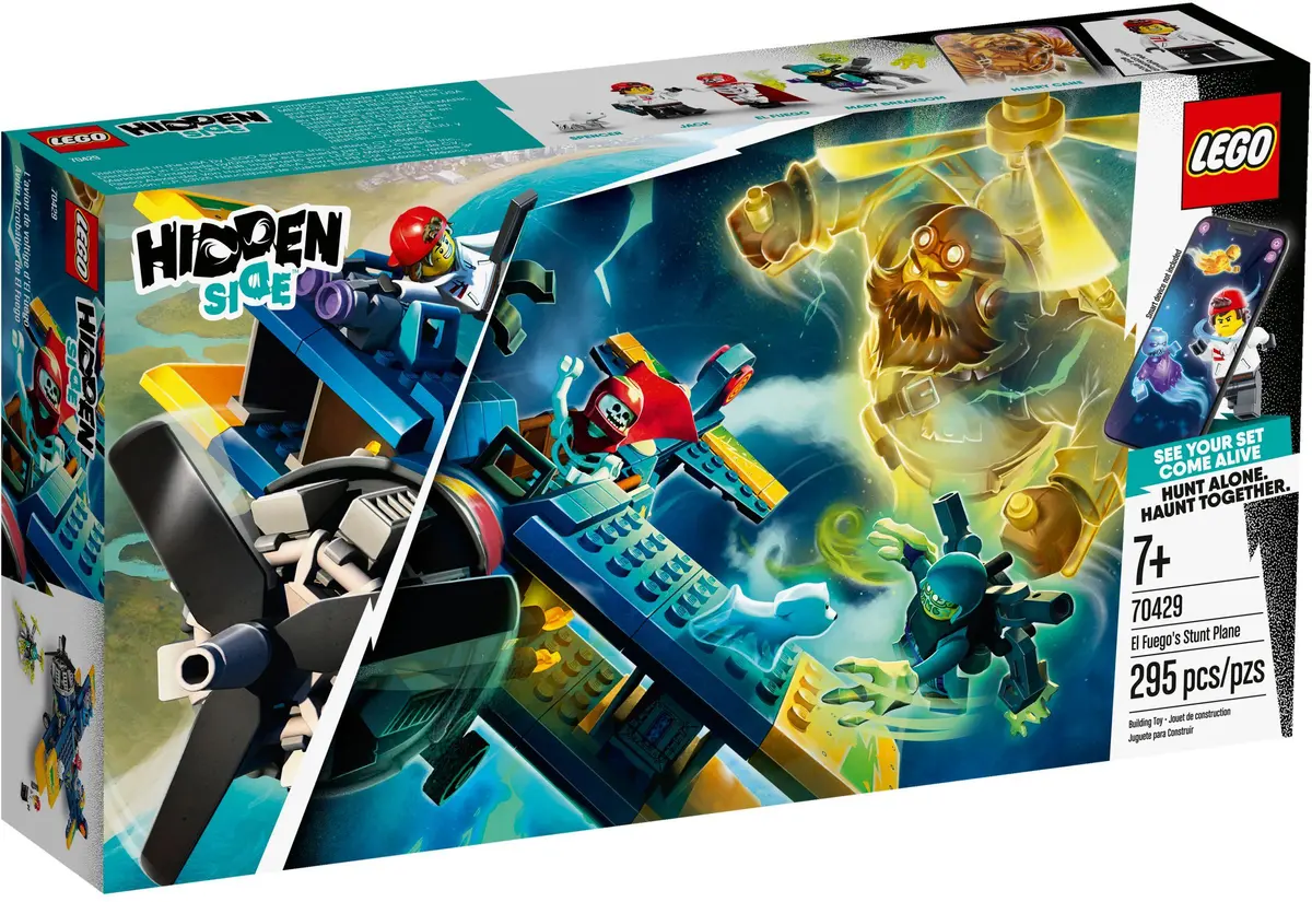 LEGO Hidden Side 70429 El Fuego's Stunt Plane set, image 2