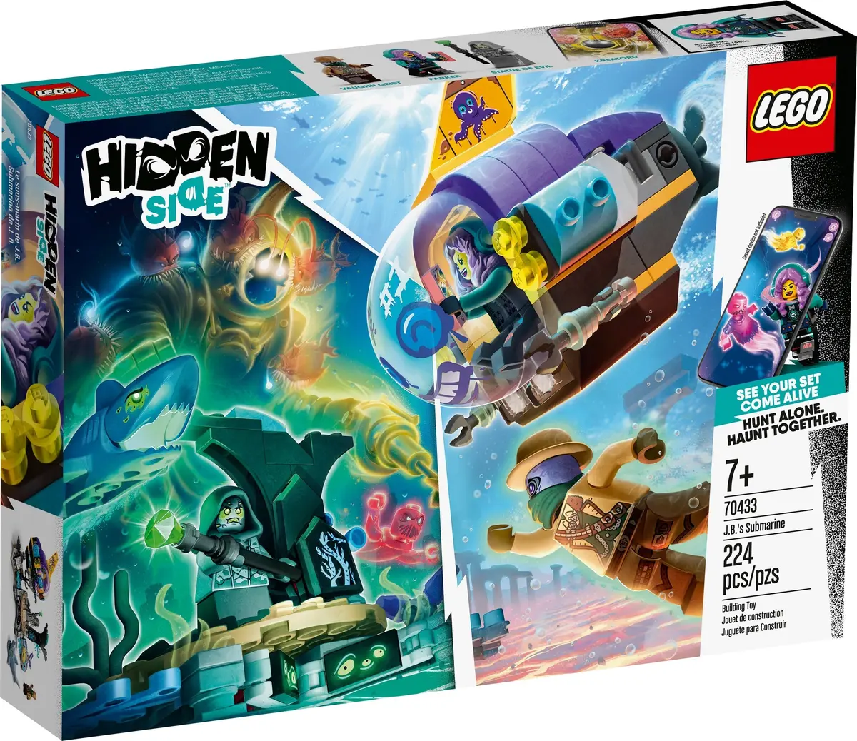 LEGO Hidden Side 70433 J.B.'s Submarine set, image 2