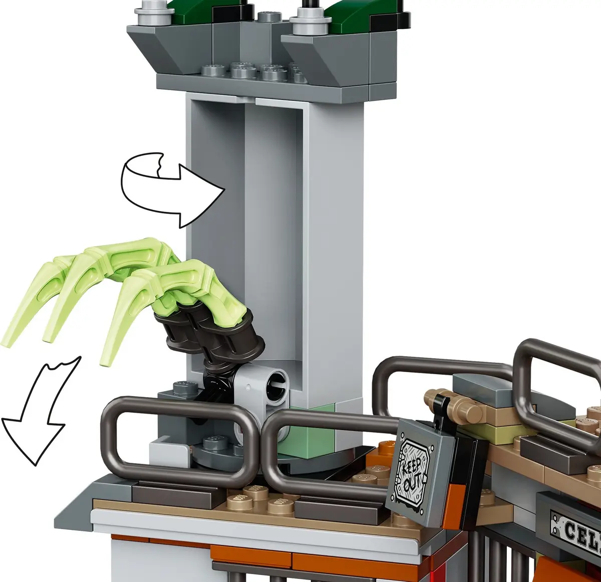 LEGO Hidden Side 70435 Newbury Abandoned Prison set, image 10