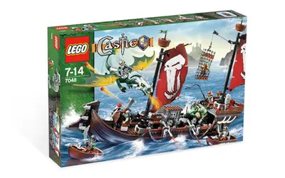 LEGO Castle 7048 Troll Warship set, image 3