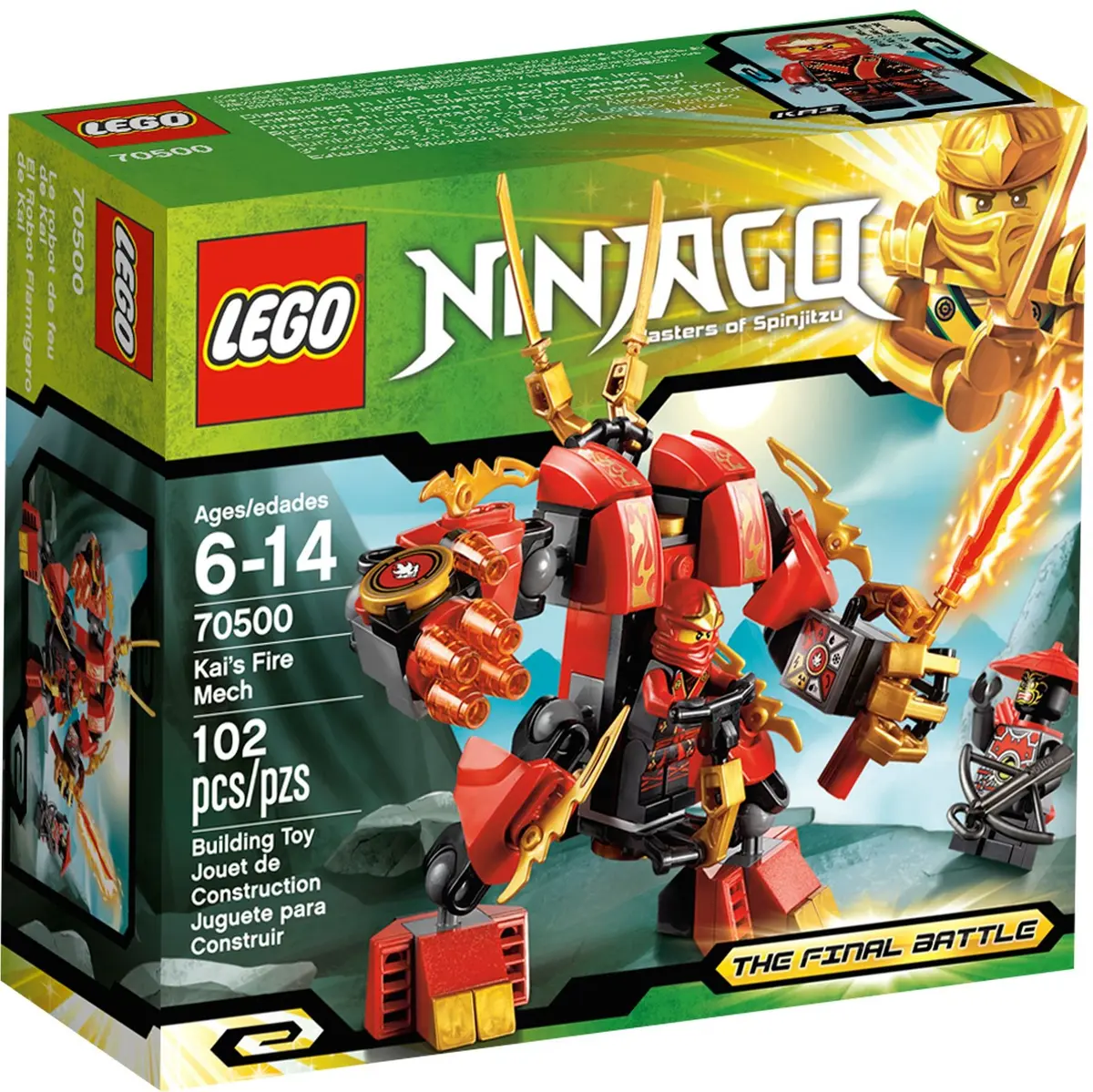 LEGO Ninjago 70500 Kai's Fire Mech set, image 2