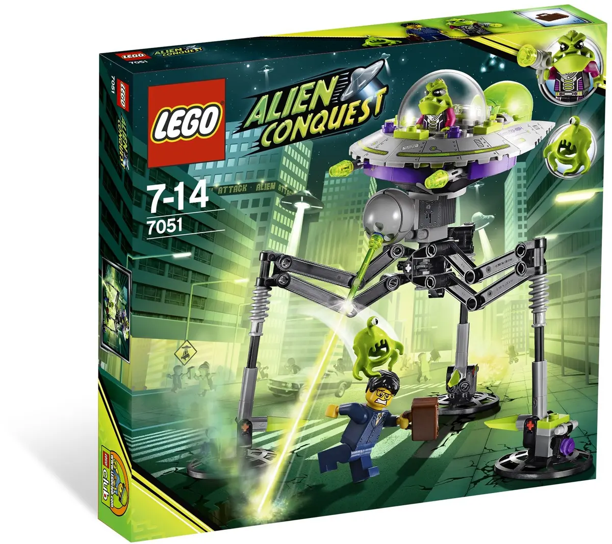 LEGO Space 7051 Tripod Invader set, image 9
