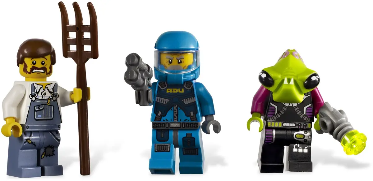 LEGO Space 7052 UFO Abduction set, image 13