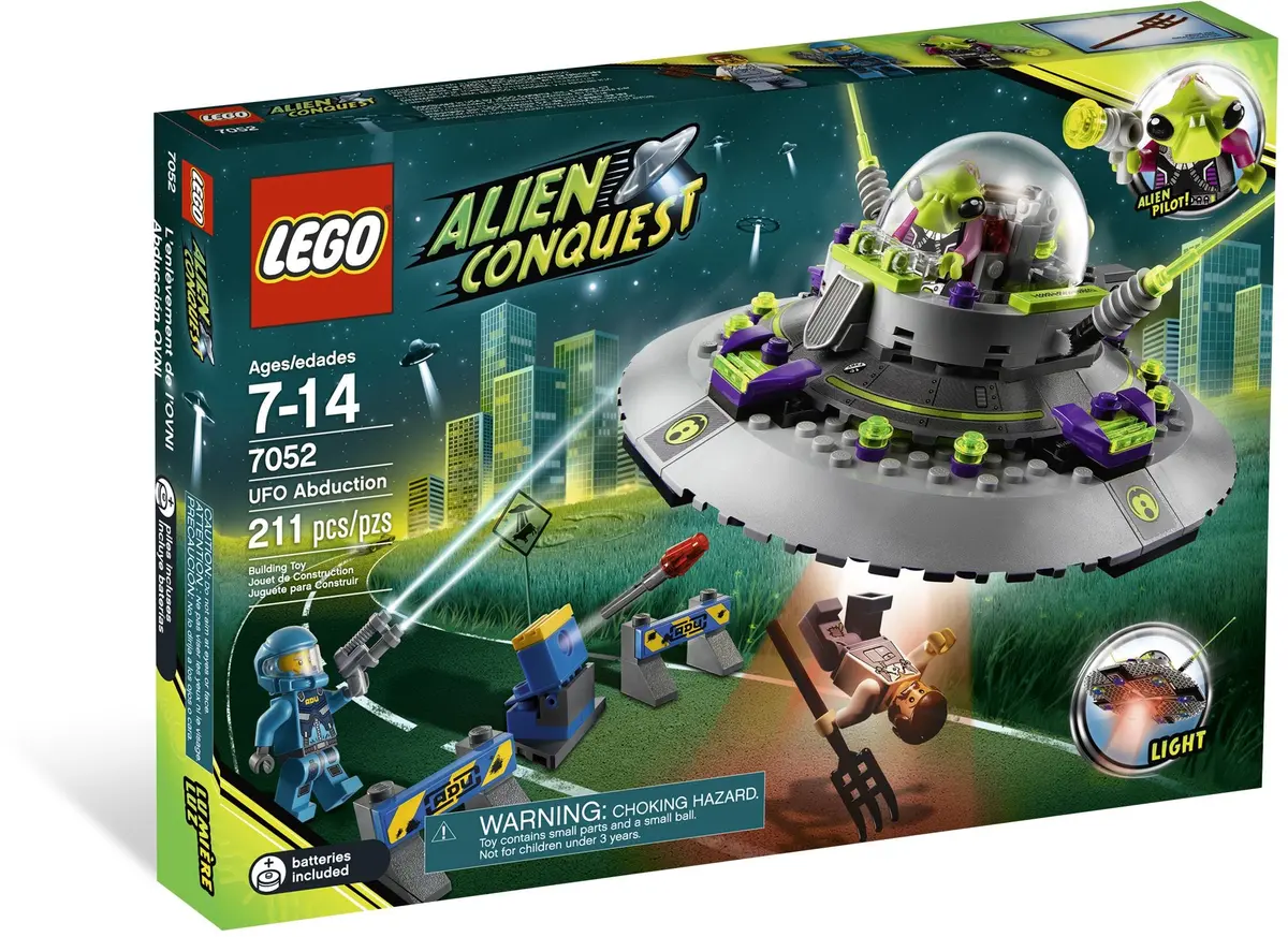 LEGO Space 7052 UFO Abduction set, image 9