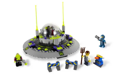 LEGO Space 7052 UFO Abduction set, image 2