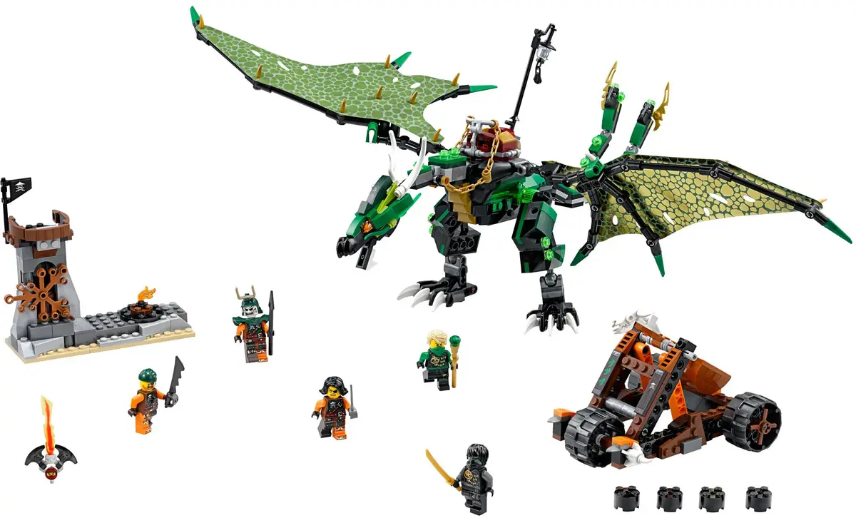 LEGO Ninjago 70593 The Green NRG Dragon set