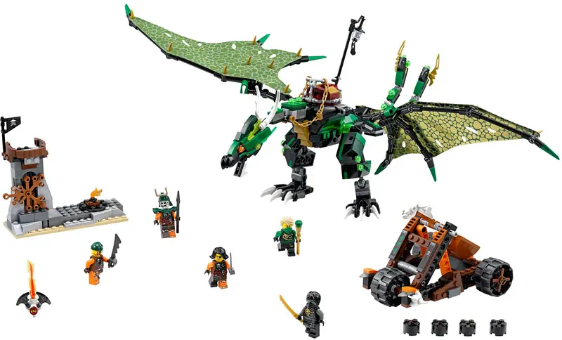 LEGO Ninjago 70593 The Green NRG Dragon set
